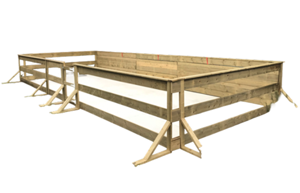 Synthetische schaatsbaan